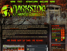 Tablet Screenshot of darksidehauntedestates.com